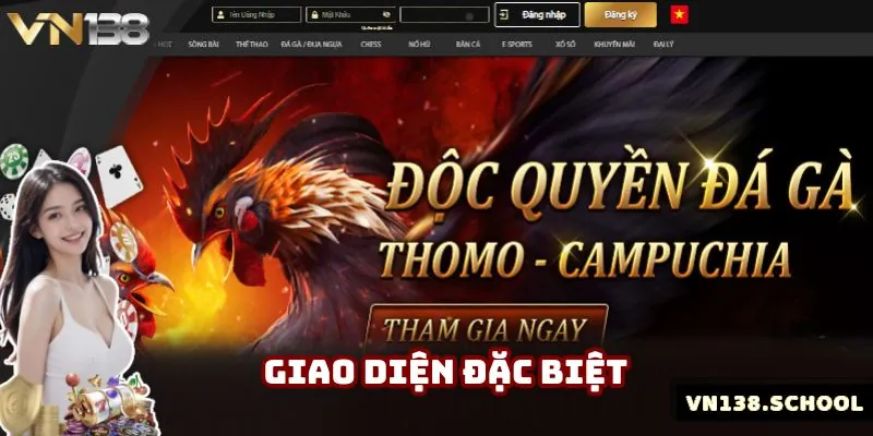 Giao diện được đầu tư vô cùng chất lượng bài chuyên nghiệp