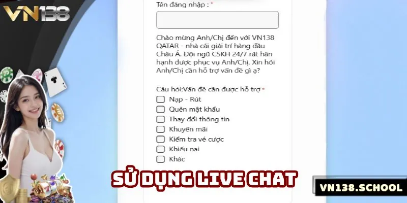 Live chat có cách sử dụng đơn giản, dễ thực hiện
