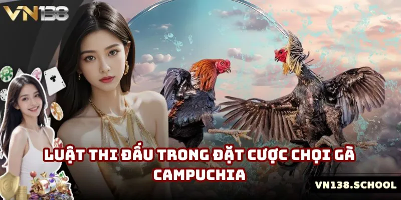 Luật thi đấu trong đặt cược chọi gà Campuchia