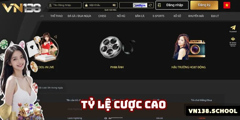 Nhà cái cung cấp tỷ lệ cược cao, cạnh tranh với thương hiệu khác