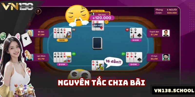 Quy tắc về việc chia bài cơ bản nhất