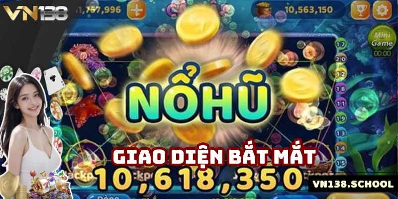 Sân chơi sở hữu giao diện hiện đại, đầy đặc sắc