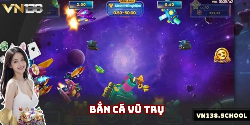 Trò chơi bắn cá Vũ Trụ độc đáo mới lạ