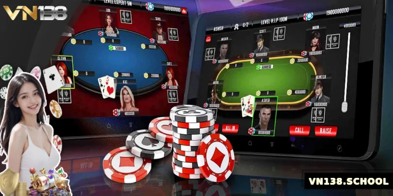 Các bước chơi Poker online cho tân binh